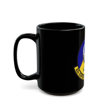 62d Expeditionary Reconnaissance Squadron (U.S. Air Force) Black Coffee Mug-The Sticker Space