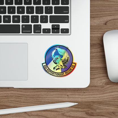 62d Expeditionary Reconnaissance Squadron (U.S. Air Force) Holographic STICKER Die-Cut Vinyl Decal-The Sticker Space