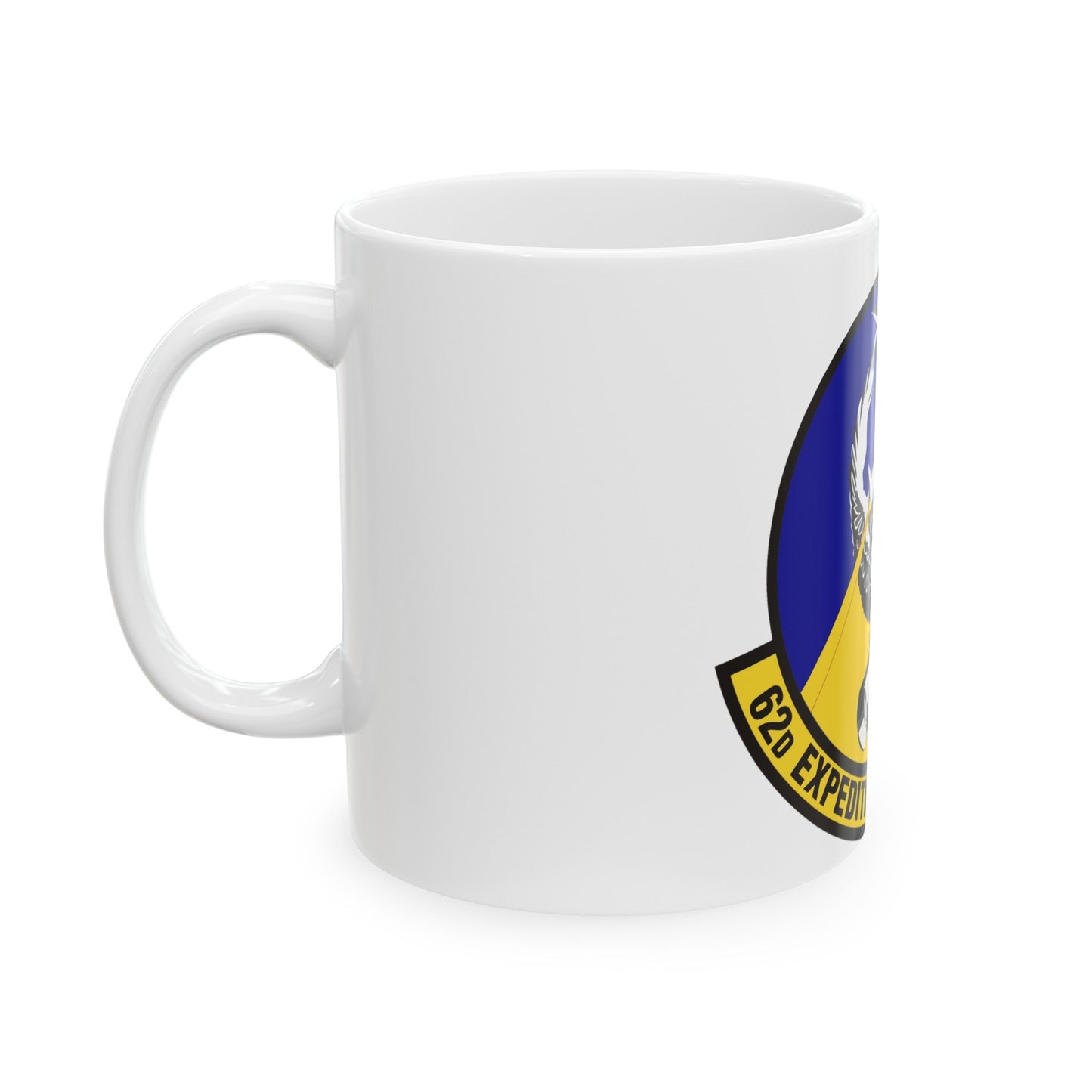 62d Expeditionary Reconnaissance Squadron (U.S. Air Force) White Coffee Mug-The Sticker Space