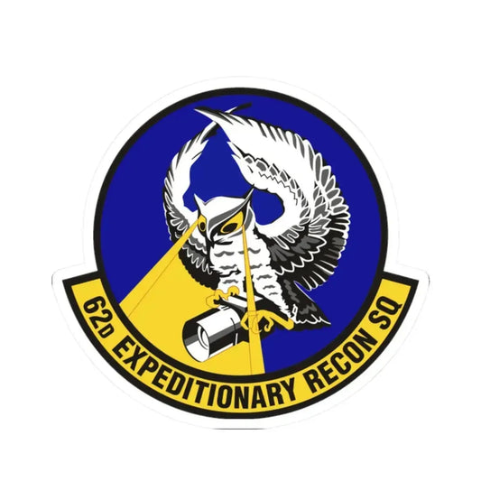 62d Expeditionary Reconnaissance Squadron (U.S. Air Force) STICKER Vinyl Kiss-Cut Decal 2 Inch White - The Sticker Space