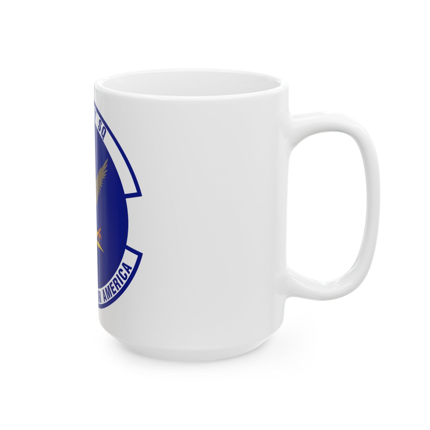 62d Supply Squadron (U.S. Air Force) White Coffee Mug-The Sticker Space