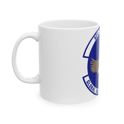 62d Supply Squadron (U.S. Air Force) White Coffee Mug-The Sticker Space