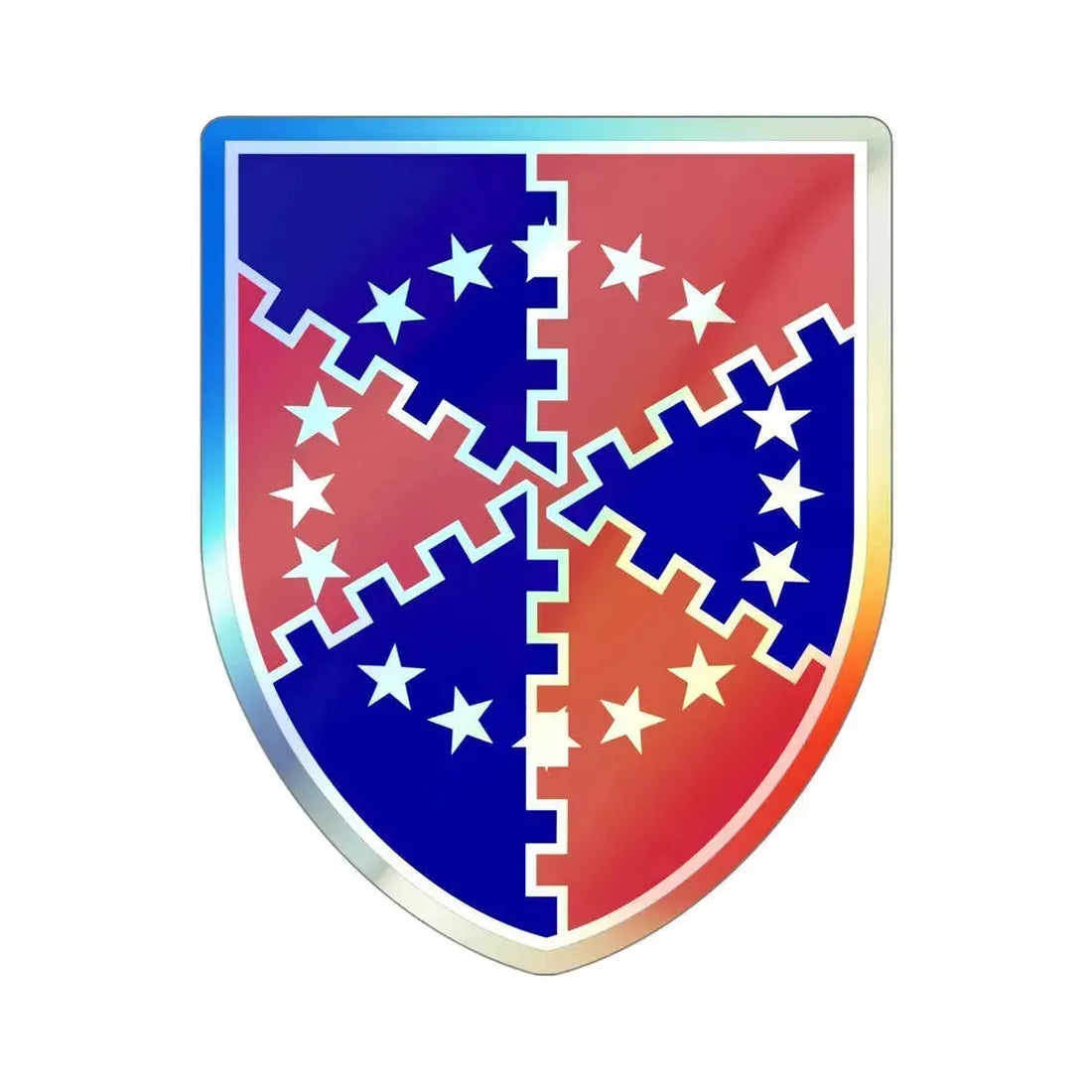 62nd Air Defense Artillery Regiment (U.S. Army) Holographic STICKER Die-Cut Vinyl Decal 4 Inch Holographic - The Sticker Space