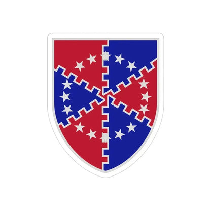 62nd Air Defense Artillery Regiment (U.S. Army) REVERSE PRINT Transparent Die-Cut STICKER 3 Inch Die-Cut Transparent - The Sticker Space