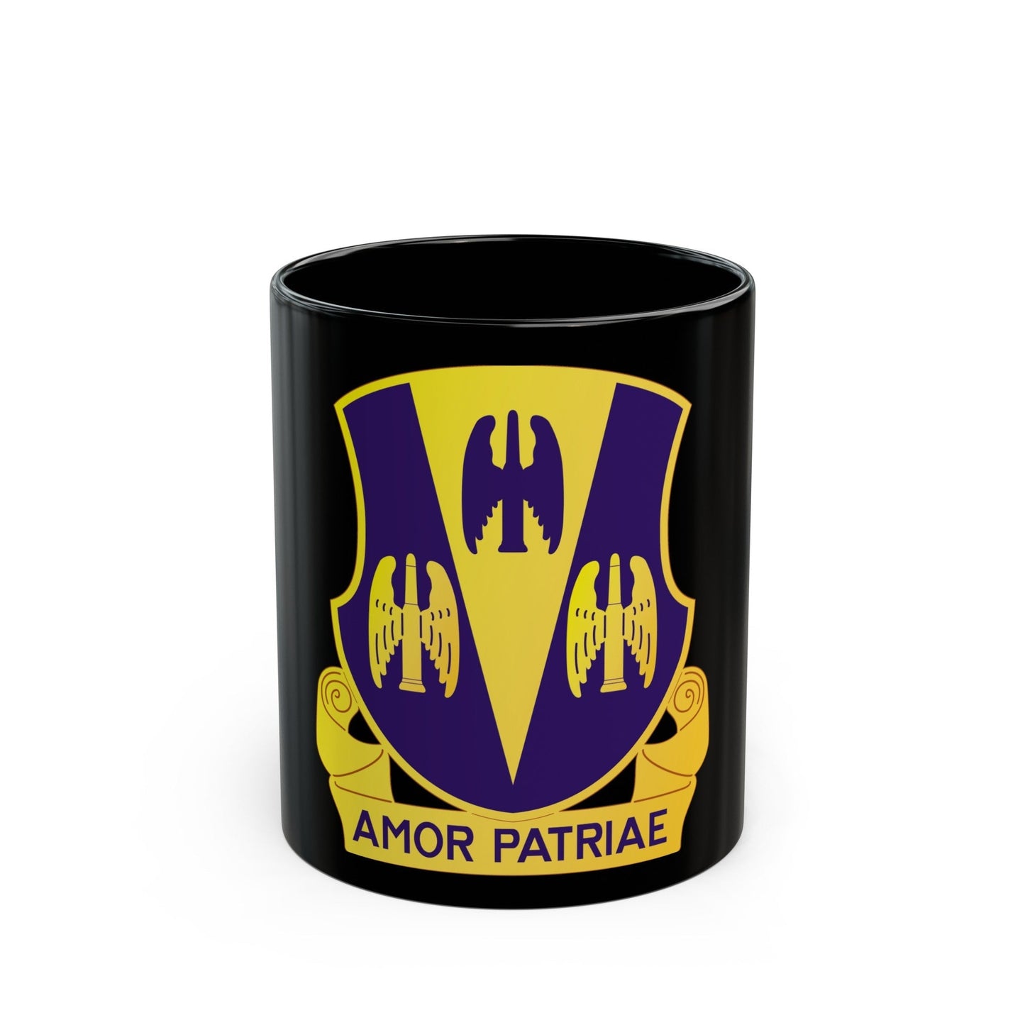 63 Antiaircraft Artillery Battalion (U.S. Army) Black Coffee Mug-11oz-The Sticker Space