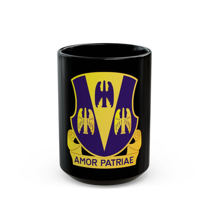 63 Antiaircraft Artillery Battalion (U.S. Army) Black Coffee Mug-15oz-The Sticker Space