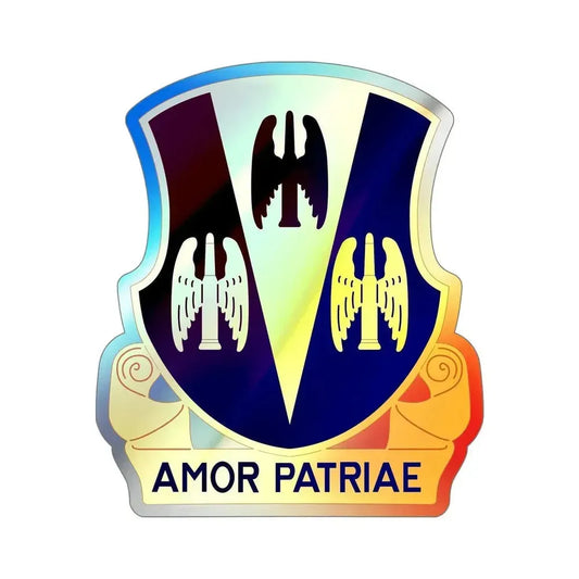 63 Antiaircraft Artillery Battalion (U.S. Army) Holographic STICKER Die-Cut Vinyl Decal 6 Inch Holographic - The Sticker Space