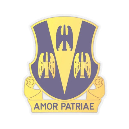 63 Antiaircraft Artillery Battalion (U.S. Army) STICKER Vinyl Kiss-Cut Decal 2 Inch Transparent - The Sticker Space