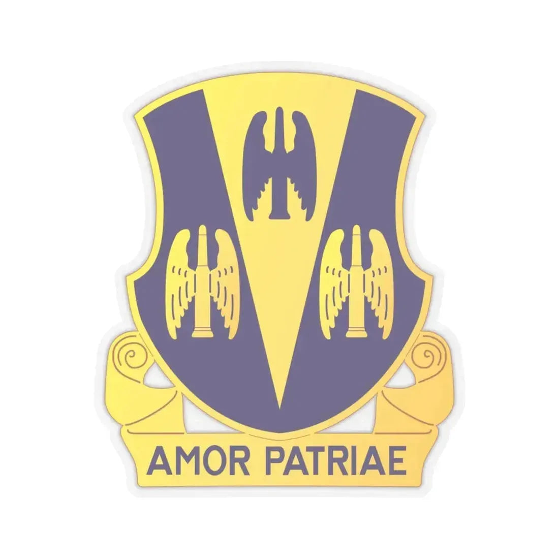 63 Antiaircraft Artillery Battalion (U.S. Army) STICKER Vinyl Kiss-Cut Decal 4 Inch Transparent - The Sticker Space