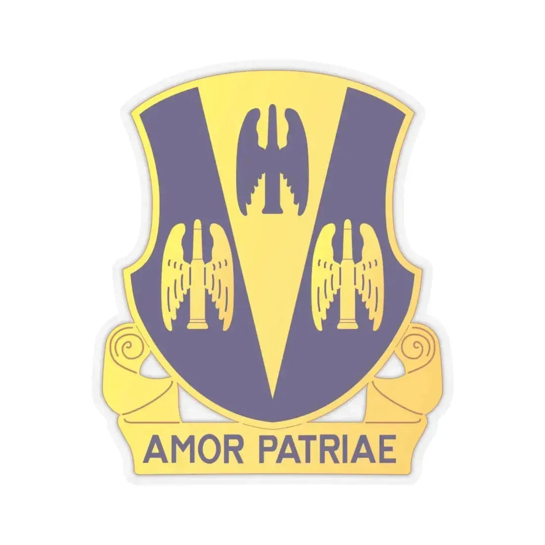 63 Antiaircraft Artillery Battalion (U.S. Army) STICKER Vinyl Kiss-Cut Decal 6 Inch Transparent - The Sticker Space