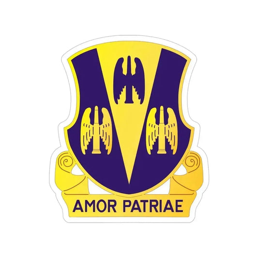 63 Antiaircraft Artillery Battalion (U.S. Army) Transparent STICKER Die-Cut Vinyl Decal 6 Inch - The Sticker Space