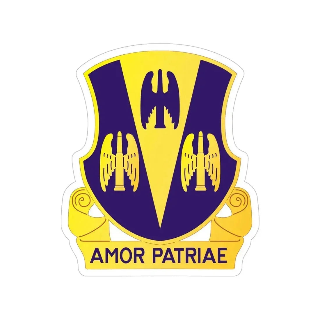 63 Antiaircraft Artillery Battalion (U.S. Army) Transparent STICKER Die-Cut Vinyl Decal - The Sticker Space