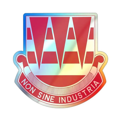 63 Engineer Battalion (U.S. Army) Holographic STICKER Die-Cut Vinyl Decal - The Sticker Space