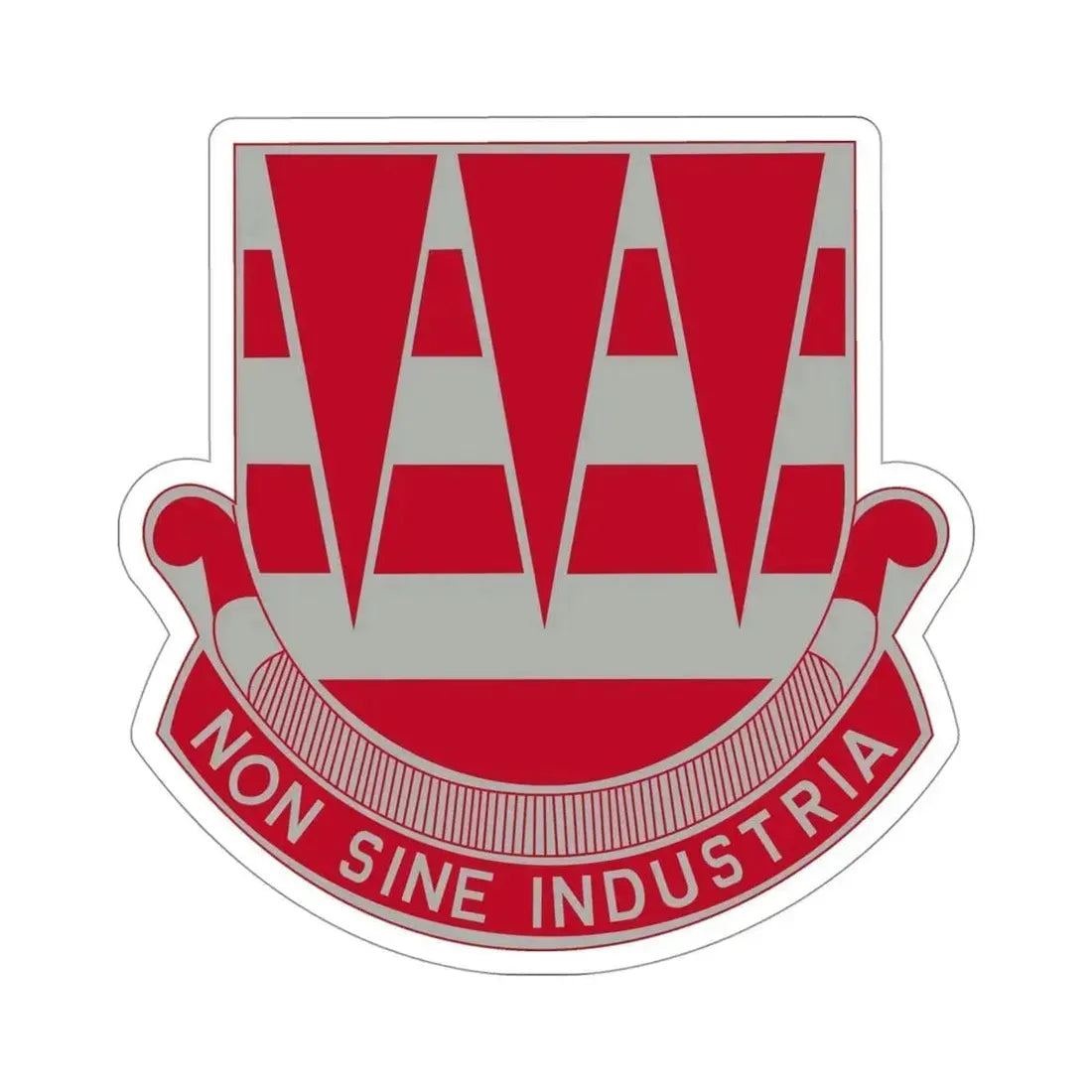 63 Engineer Battalion (U.S. Army) STICKER Vinyl Die-Cut Decal 4 Inch - The Sticker Space