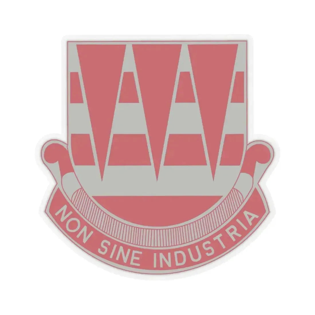 63 Engineer Battalion (U.S. Army) STICKER Vinyl Kiss-Cut Decal 2 Inch Transparent - The Sticker Space