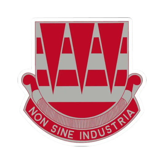 63 Engineer Battalion (U.S. Army) STICKER Vinyl Kiss-Cut Decal 2 Inch White - The Sticker Space