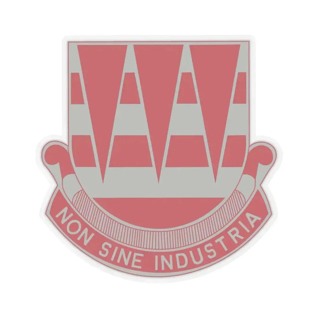 63 Engineer Battalion (U.S. Army) STICKER Vinyl Kiss-Cut Decal 3 Inch Transparent - The Sticker Space