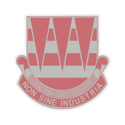 63 Engineer Battalion (U.S. Army) STICKER Vinyl Kiss-Cut Decal 3 Inch Transparent - The Sticker Space