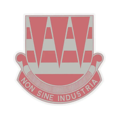 63 Engineer Battalion (U.S. Army) STICKER Vinyl Kiss-Cut Decal 6 Inch Transparent - The Sticker Space