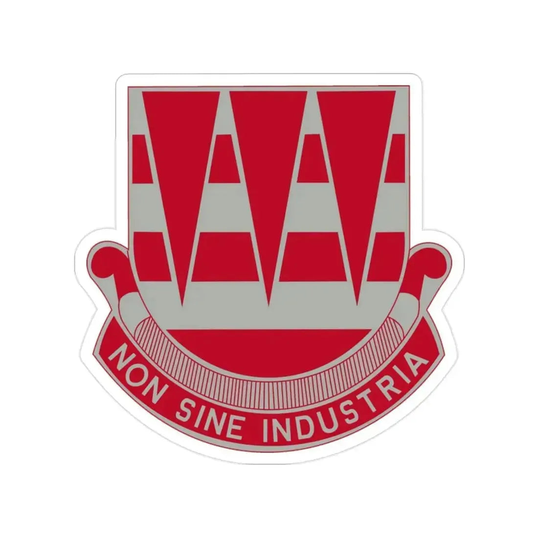 63 Engineer Battalion (U.S. Army) Transparent STICKER Die-Cut Vinyl Decal 2 Inch - The Sticker Space