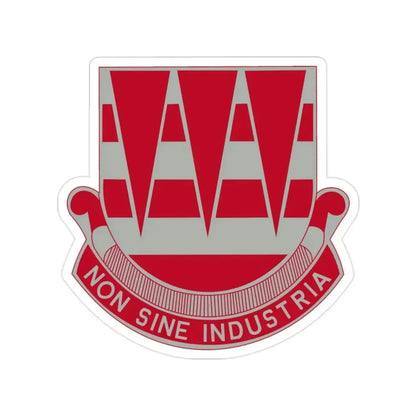 63 Engineer Battalion (U.S. Army) Transparent STICKER Die-Cut Vinyl Decal 2 Inch - The Sticker Space