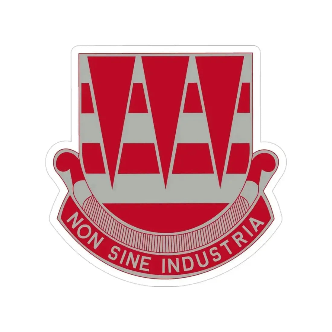 63 Engineer Battalion (U.S. Army) Transparent STICKER Die-Cut Vinyl Decal 3 Inch - The Sticker Space