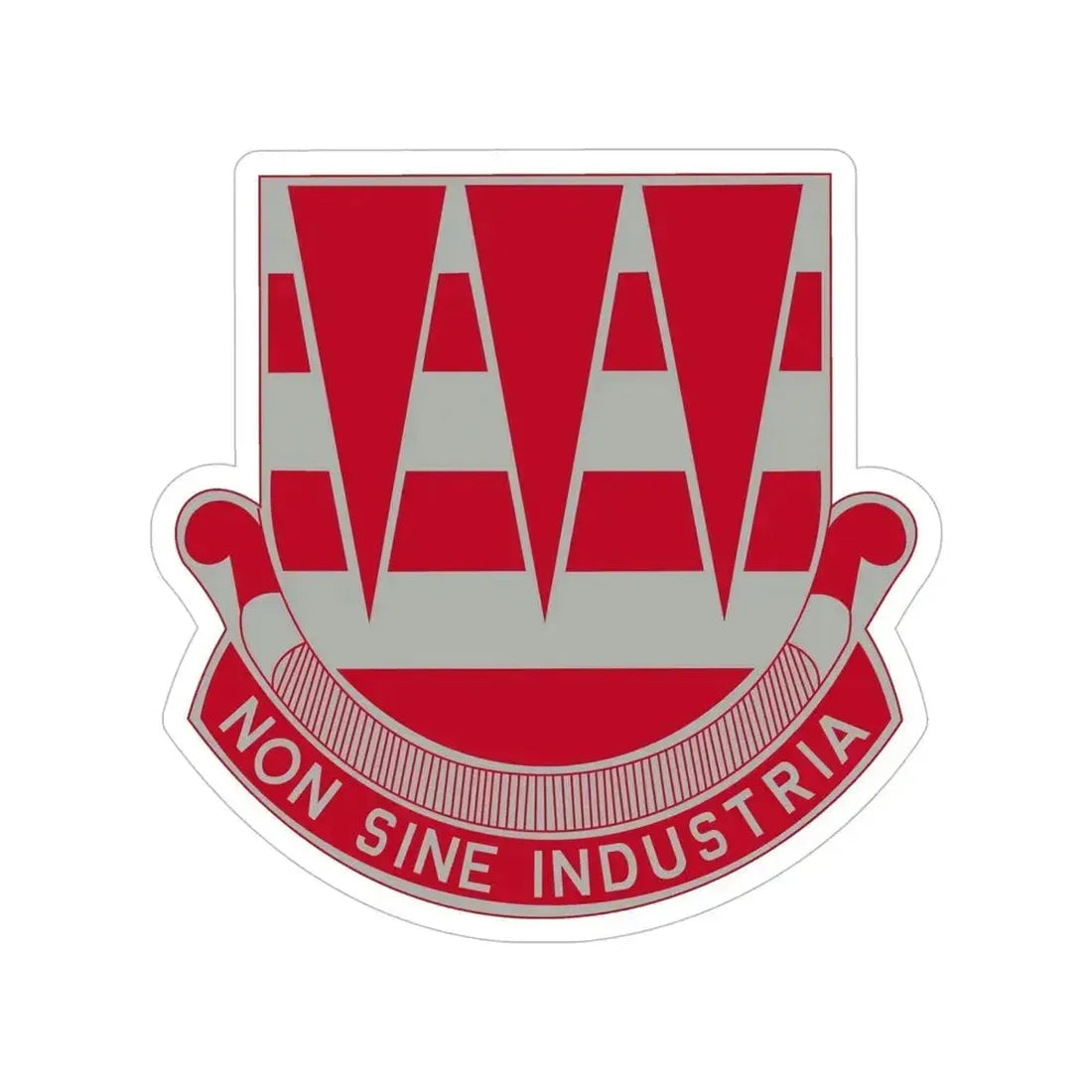 63 Engineer Battalion (U.S. Army) Transparent STICKER Die-Cut Vinyl Decal 6 Inch - The Sticker Space