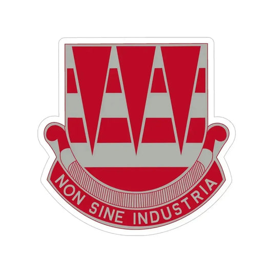 63 Engineer Battalion (U.S. Army) Transparent STICKER Die-Cut Vinyl Decal 6 Inch - The Sticker Space