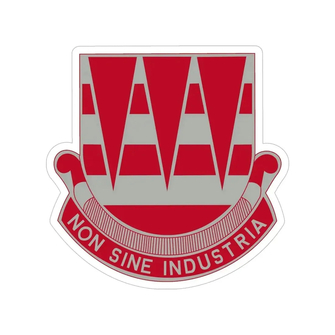 63 Engineer Battalion (U.S. Army) Transparent STICKER Die-Cut Vinyl Decal - The Sticker Space