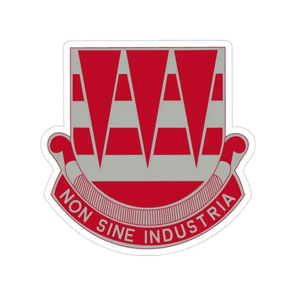 63 Engineer Battalion (U.S. Army) Transparent STICKER Die-Cut Vinyl Decal - The Sticker Space