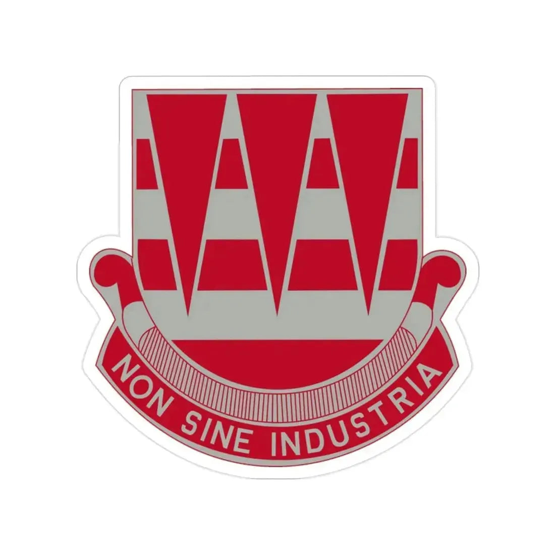 63 Engineer Battalion (U.S. Army) Transparent STICKER Die-Cut Vinyl Decal - The Sticker Space