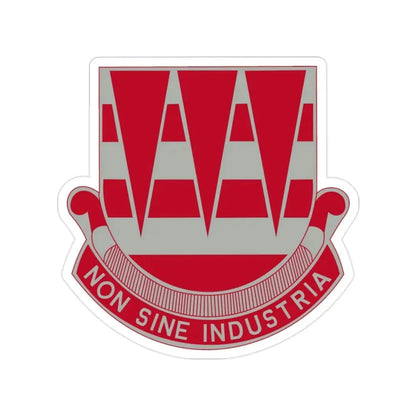 63 Engineer Battalion (U.S. Army) Transparent STICKER Die-Cut Vinyl Decal - The Sticker Space