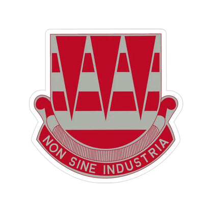 63 Engineer Battalion (U.S. Army) Transparent STICKER Die-Cut Vinyl Decal - The Sticker Space