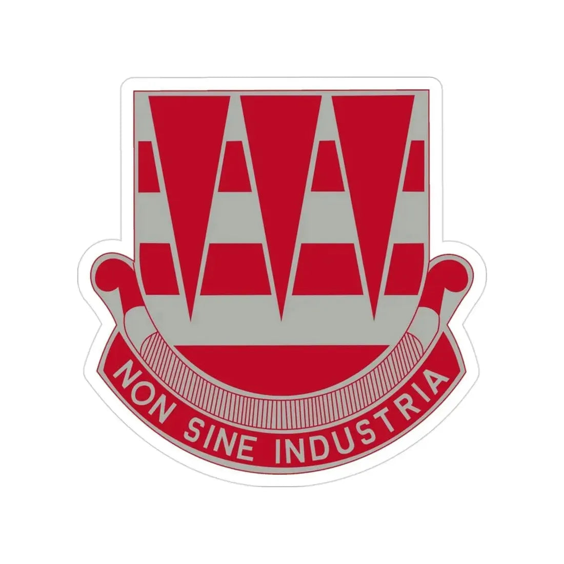 63 Engineer Battalion (U.S. Army) Transparent STICKER Die-Cut Vinyl Decal - The Sticker Space