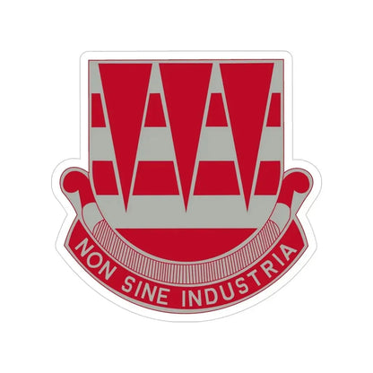 63 Engineer Battalion (U.S. Army) Transparent STICKER Die-Cut Vinyl Decal - The Sticker Space