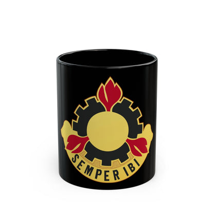 63 Maintenance Battalion (U.S. Army) Black Coffee Mug-11oz-The Sticker Space