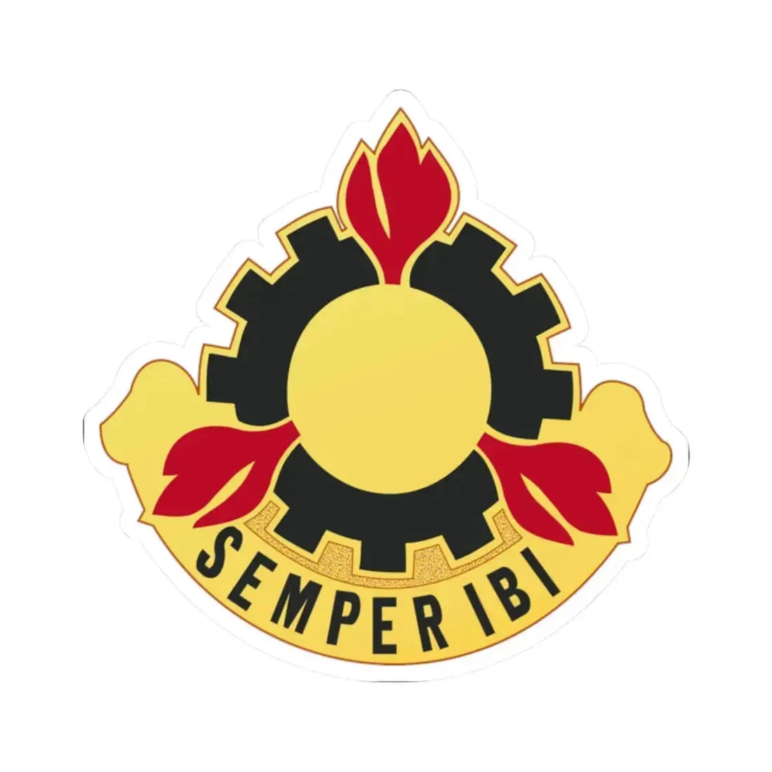 63 Maintenance Battalion (U.S. Army) STICKER Vinyl Kiss-Cut Decal 2 Inch White - The Sticker Space