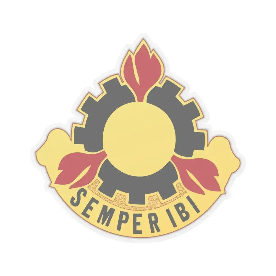 63 Maintenance Battalion (U.S. Army) STICKER Vinyl Kiss-Cut Decal 4 Inch Transparent - The Sticker Space