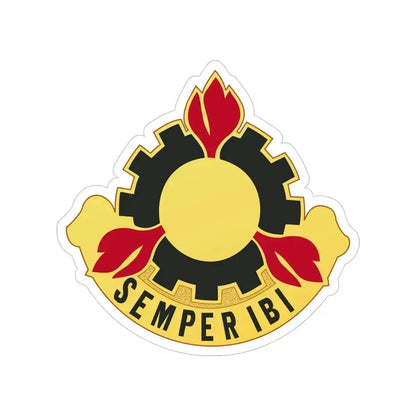 63 Maintenance Battalion (U.S. Army) Transparent STICKER Die-Cut Vinyl Decal 4 Inch - The Sticker Space