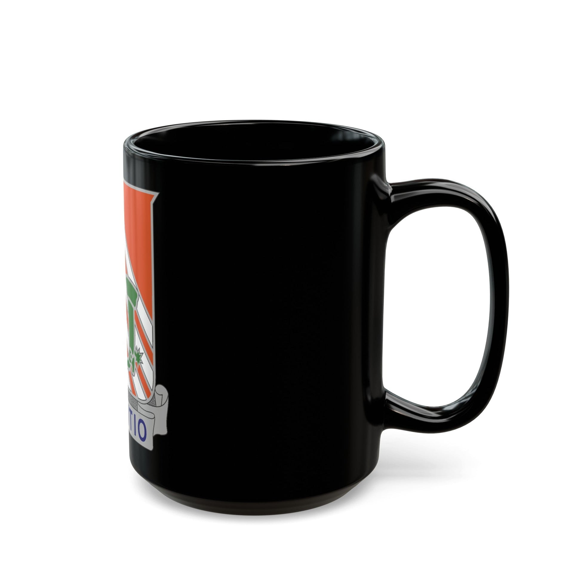 63 Signal Battalion (U.S. Army) Black Coffee Mug-The Sticker Space