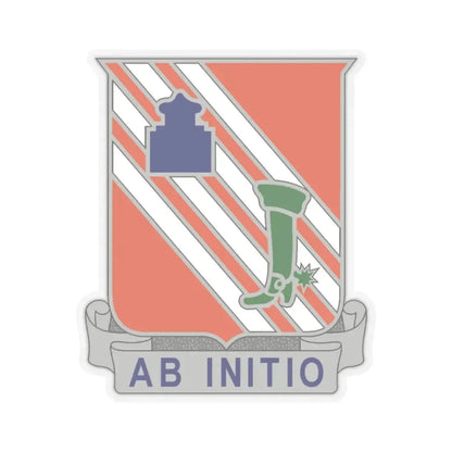 63 Signal Battalion (U.S. Army) STICKER Vinyl Kiss-Cut Decal 2 Inch Transparent - The Sticker Space