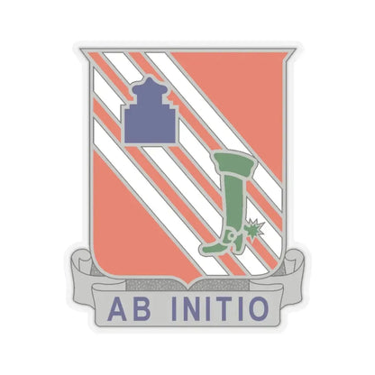 63 Signal Battalion (U.S. Army) STICKER Vinyl Kiss-Cut Decal 4 Inch Transparent - The Sticker Space