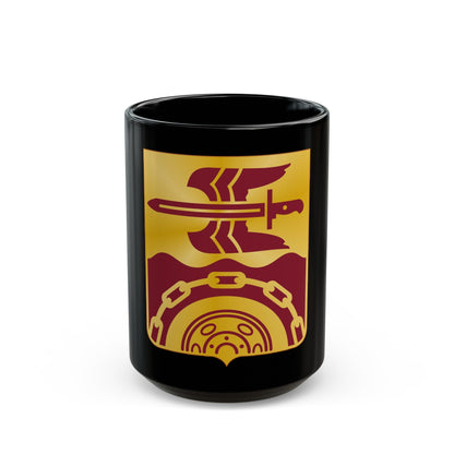 63 Transportation Battalion (U.S. Army) Black Coffee Mug-15oz-The Sticker Space