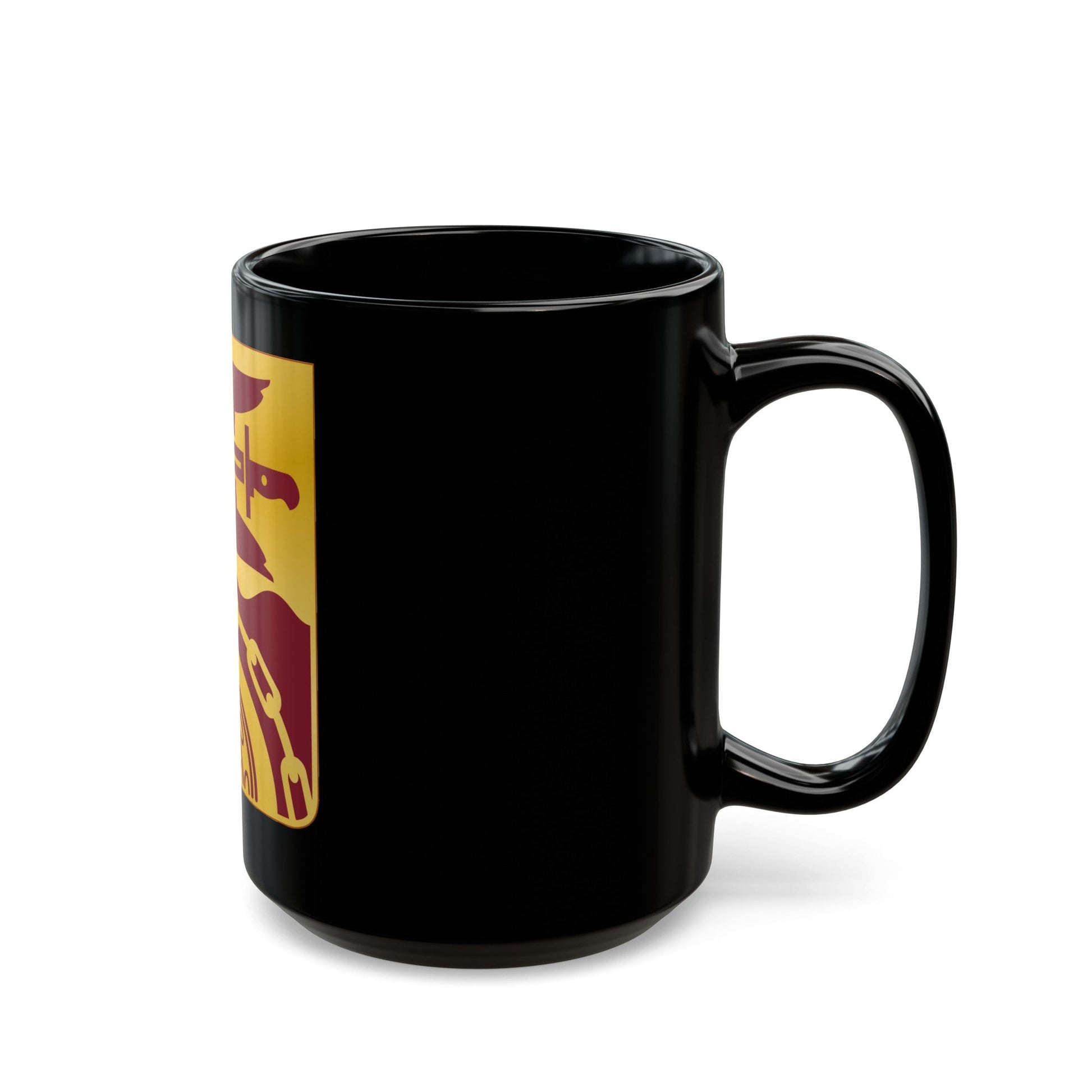 63 Transportation Battalion (U.S. Army) Black Coffee Mug-The Sticker Space