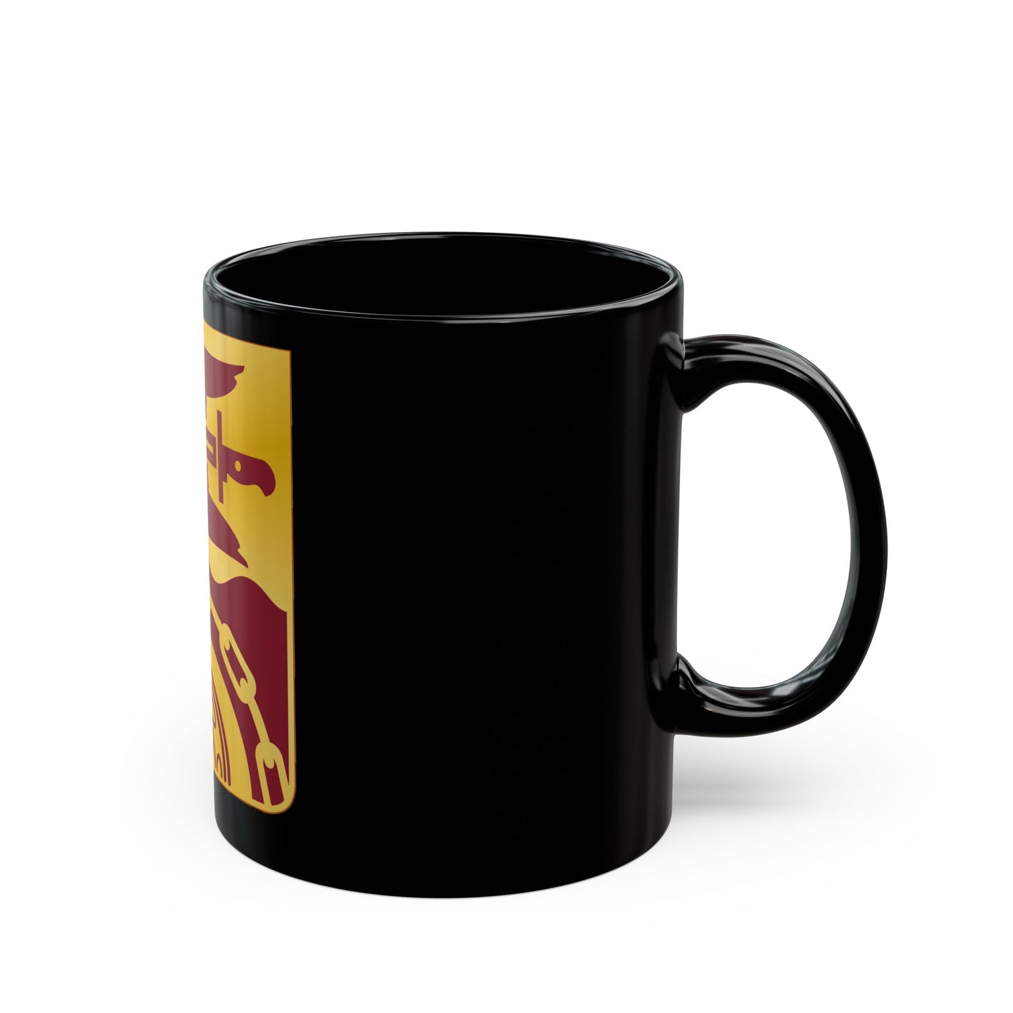 63 Transportation Battalion (U.S. Army) Black Coffee Mug-The Sticker Space