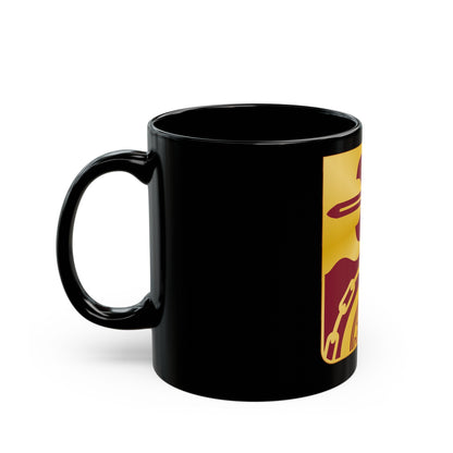 63 Transportation Battalion (U.S. Army) Black Coffee Mug-The Sticker Space