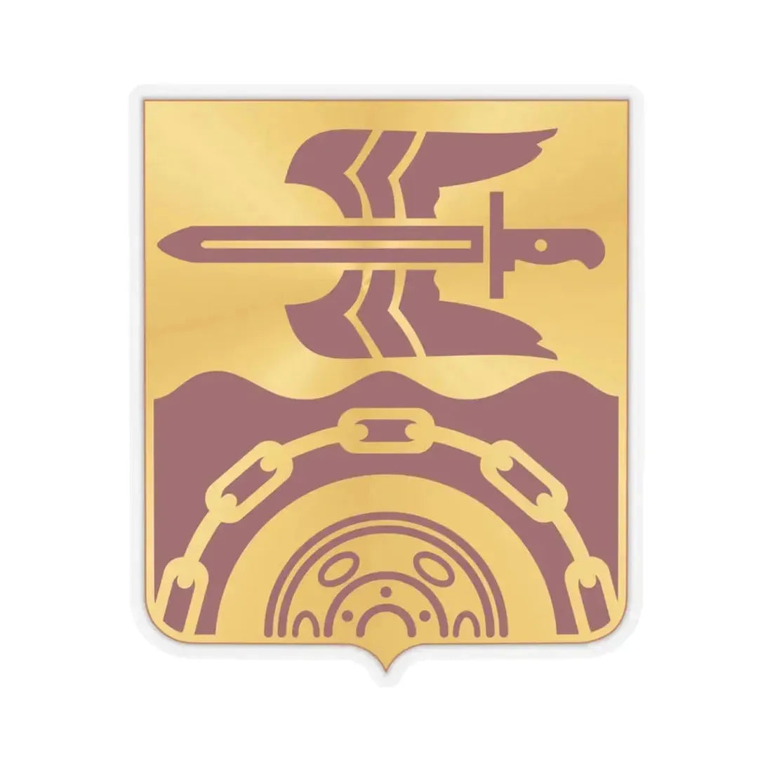 63 Transportation Battalion (U.S. Army) STICKER Vinyl Kiss-Cut Decal 4 Inch Transparent - The Sticker Space