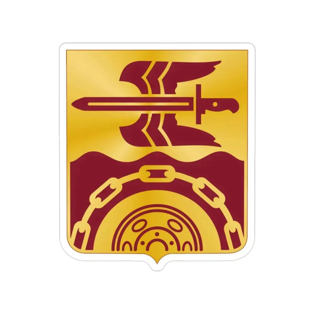 63 Transportation Battalion (U.S. Army) Transparent STICKER Die-Cut Vinyl Decal 2 Inch - The Sticker Space