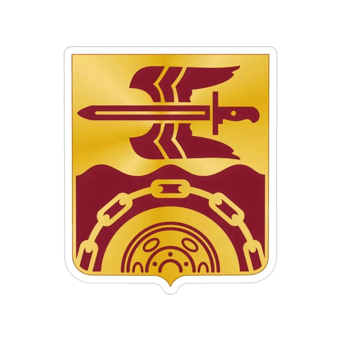 63 Transportation Battalion (U.S. Army) Transparent STICKER Die-Cut Vinyl Decal - The Sticker Space