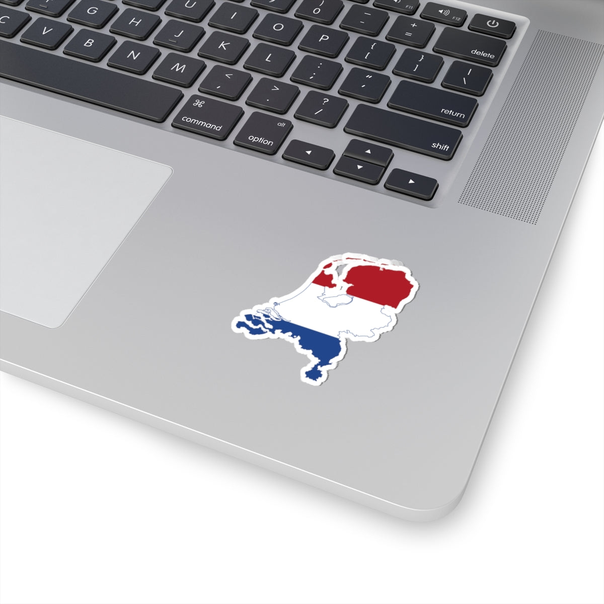 Flag-map of the Netherlands (Netherlands) STICKER Vinyl Kiss-Cut Decal